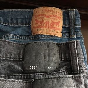 Men’s Levi Jeans each sold separately